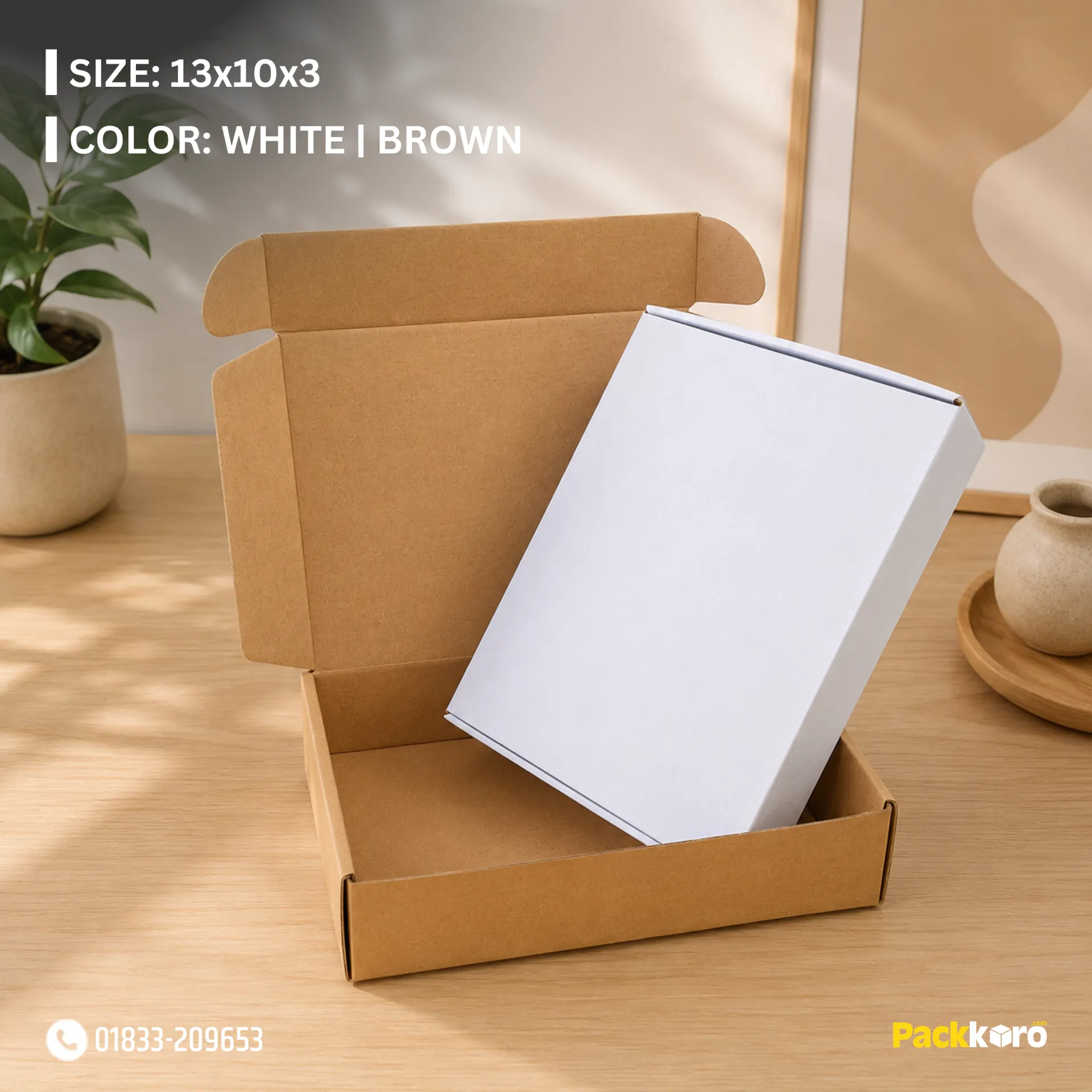 Die Cut Box (Self Lock) | All Size Packaging Box Collection for eCommerce & Delivery