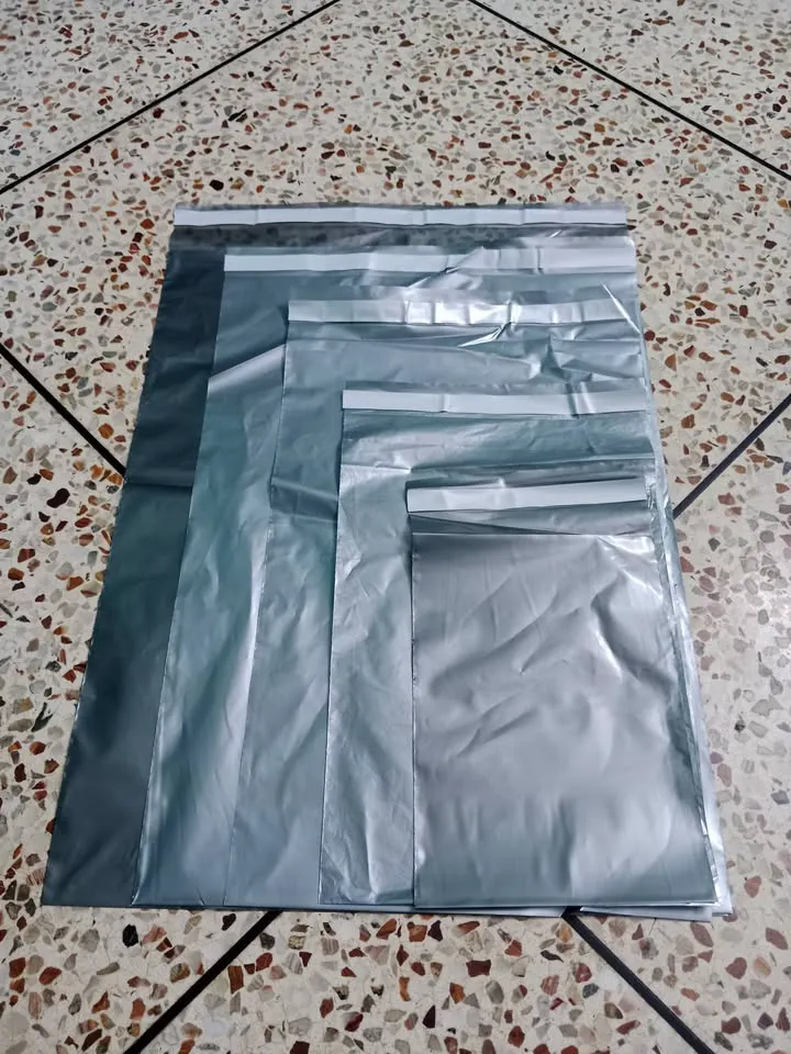 Courier Poly Bag No Print | Silver Packaging Bag