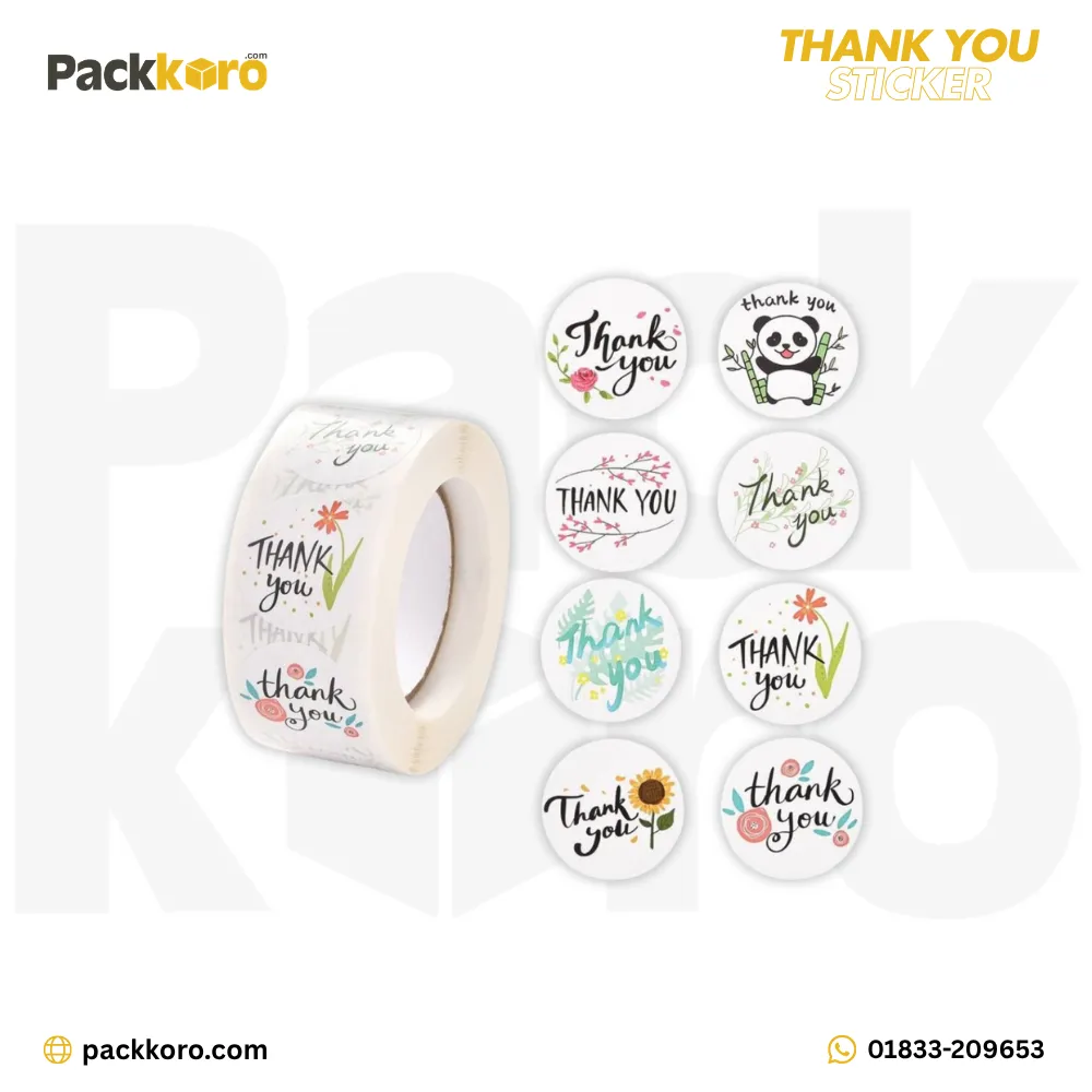 Thank You Sticker | থ্যাংক ইউ স্টিকার