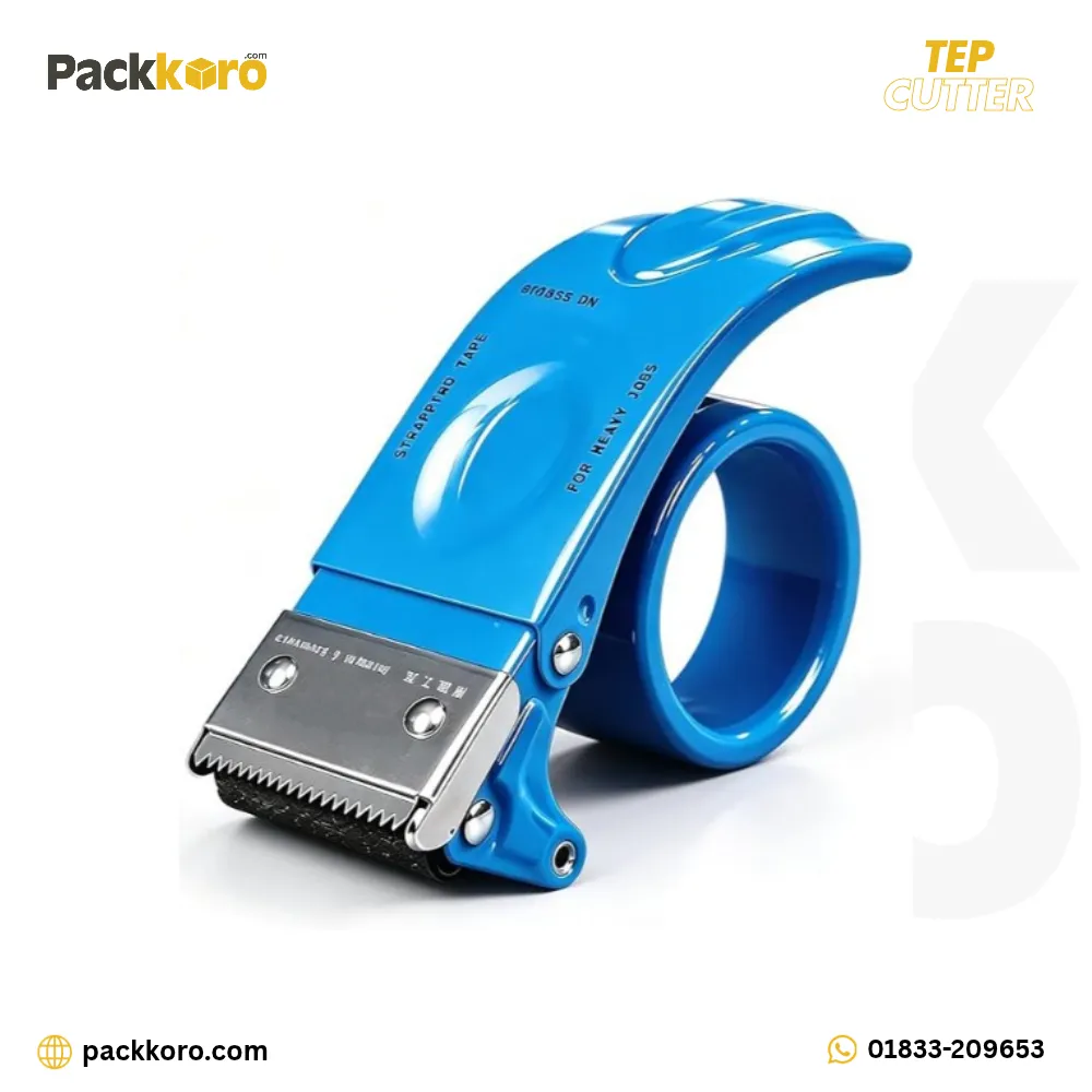 Paper Box Tape Holder | Transparent Tape Cutter | Metal Sealing Device for Packaging